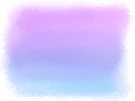 Abstract watercolor background. Texture paper. Illustration. Purple and blue colors.のイラスト素材