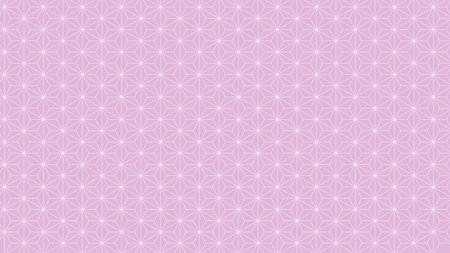 Japanese pattern background material, Traditional Japanese pattern, hemp leaf pattern,のイラスト素材