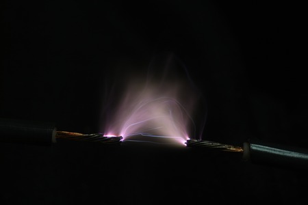 high voltage electrical spark