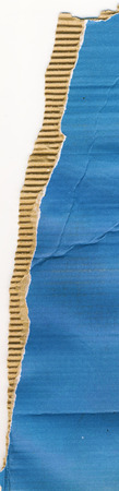 Natural color brown craft paper with floral pattern backgroundの写真素材