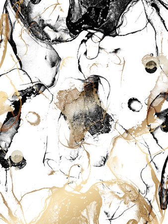 Marble Background. Beautiful Marble Print. Black and Gold Alcohol Ink. delicate paint. Marble. planet watercolor paint. Gold Black Marble. Beautiful Marble Background. Marmor Print.の写真素材