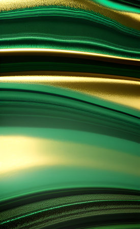 golden satin background with some smooth lines in it (3d render)の素材