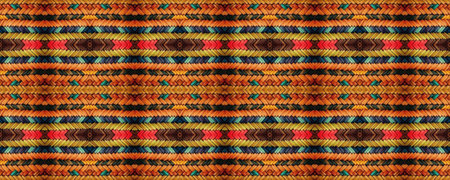 Seamless Ethnic Ornament. Shabby glass beads Macrame. Ukrainian vintage. Gold print Kalmuck Macrame....