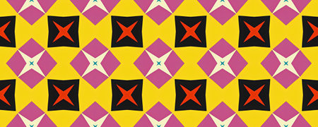 Seamless Ethnic Pattern. England Retro. Indian handmade Christmas Pattern. Decoration Lines Spinning. Wicker Northern Woolen. Native Wicker Embroidery.の写真素材