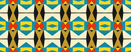 Seamless Ethnic Embroidery. Retro Rhombus Rug. Native Wicker Embroidery. Wicker Ukrainian Rug....