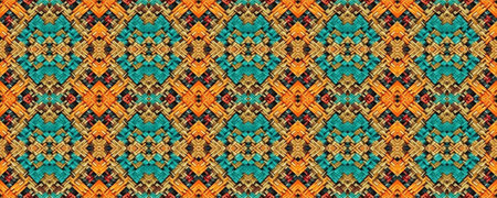 Seamless Navajo Embroidery. Rustic Decor. Gold print Christmas Rug. Native Wicker Embroidery. Retro...
