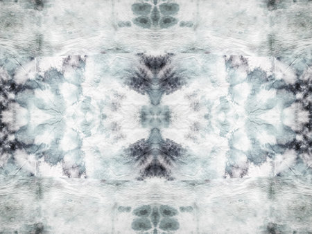 Grayscale Tie Dye seamless. White Blur. Charcoal Tones. Tribal Dyed Grunge Style. Wash Drawing Japanese Pillow. Motley Embroidery. Art Dyed Dark Ikat.の写真素材