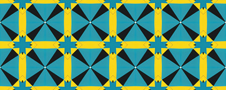 Seamless Navajo pattern. Wicker National Spinning. Indian handmade Volume Textile. Folk Lines Braid....