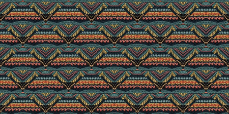Seamless Navajo Embroidery. National Flat ornament. Bohemian Strips Braid. Traditional Retro. Native...