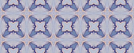Fabulous Decorative Lustrage Arabesque. Reprint Native Orient. Gouache Green color Ceramic. Damask...