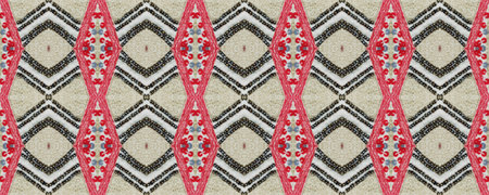 Seamless Ethnic Ornament. Woven Tapestry Neutral Print. Cultural Relief. Tribal Lines Spinning....