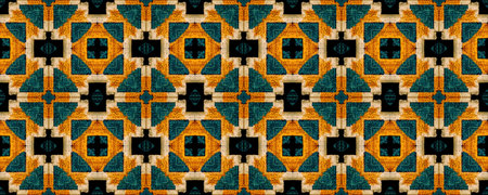 Seamless Ethnic Embroidery. Slavic Border. Wicker Arabesque Wicker. Native Wicker Embroidery. Indian...