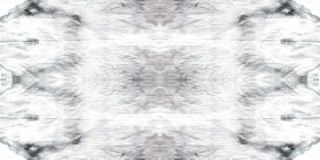 Monochrome Tie Dye seamless. White Color. Aquarelle Indonesian Cloth. Threadbare Print. Black Stripes. Boho Dyed Gray Art Dyed Motley Design. Shibori.の写真素材
