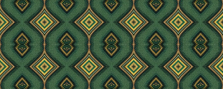 Seamless Ethnic Embroidery. Old Texture. Gold print Embroidery. Old Lines Mouline. Wicker Embroidery. Colorful Gift paper.の写真素材