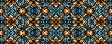Seamless Native Ornament. Beads Ikat. Arabesque Gift wrap. New Year Background. Native Woven...