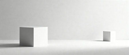 3d render of minimal display podium for product design. Abstract background.の写真素材