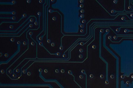 Close up of circuit board. Abstract technology backgroundの写真素材