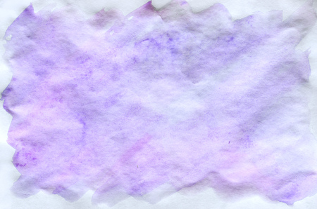 Watercolor wet background. Blue, violet, magenta and pink colors. Watercolor abstract background. Hand painted aquarelle background. Watercolor wash. Abstract paintingの写真素材