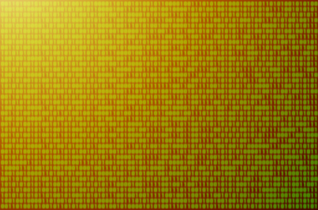 Image of a blurry binary code composed of a set of green numbers on a black background. Tonedの写真素材