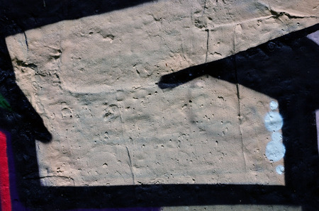 Street art. Colorful graffiti on the wall. Fragment for background. Abstract detail of a graffitiの写真素材