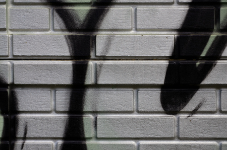 Street art. Colorful graffiti on the wall. Fragment for background. Abstract detail of a graffitiの写真素材