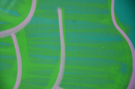 Detailed image of color graffiti drawing. Background street art pictureの写真素材