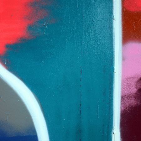 Street art. Abstract background image of a fragment of a colored graffiti painting in fashionable colors.の写真素材