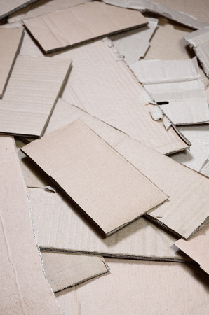 Background of paper textures piled ready to recycle. A pack of old office cardboard for recycling of waste paper. Pile of wastepaperの写真素材