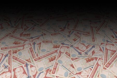 Bishop and Bachelor Francisco Marroquin on Guatemala 100 Quetzales 2007 Banknote pattern close upの写真素材