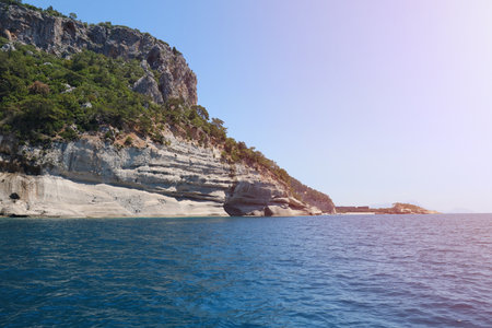 Travel in Turkey Aegean sea and rocks island landscape nature destinations beautiful scenic view...