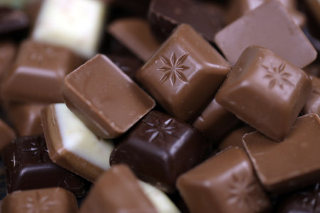KYIV, UKRAINE - MAY 4, 2022 Schogetten chocolate. Chocolate goods produced by Ludwig Schokolade GmbH and Co. KG one of Europes most successful confectionery suppliersのeditorial素材
