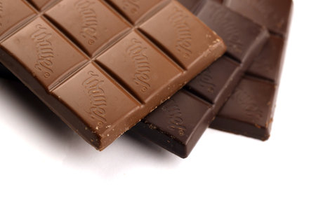 KHARKIV, UKRAINE - JANUARY 2, 2021 Wawel chocolate production. Wawel is polish confectionery company producing chocolates wafers and snacks founded in 1898 in Krakow, Polandのeditorial素材