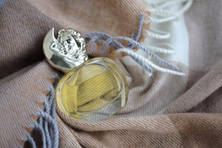 KYIV, UKRAINE - OCTOBER 31, 2023 Perfume bottle of Soir de Lune by Sisley Paris, a French luxury cosmetic, skin care, hair care, and perfume companyのeditorial素材