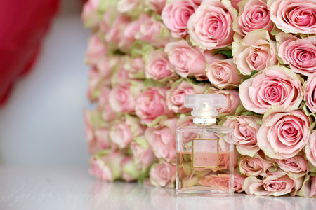 KHARKIV, UKRAINE - JANUARY 2, 2021 Bottle of Coco Mademoiselle by Chanel, a French luxury fashion house founded in 1910 by Coco Chanel in Parisのeditorial素材