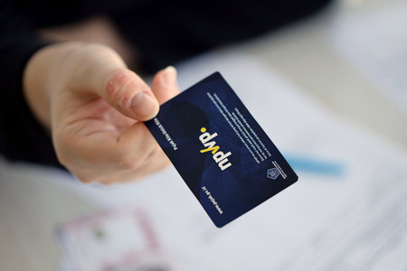 KYIV, UKRAINE - JANUARY 27, 2024 Indonesia NPWP new tax id Number card originally called Nomor Pokok Wajib Pajak. Used to carry out transactions related to taxation for Indonesian taxpayers.のeditorial素材