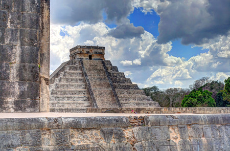 Chichen Itza Mayan site, Mexicoの写真素材