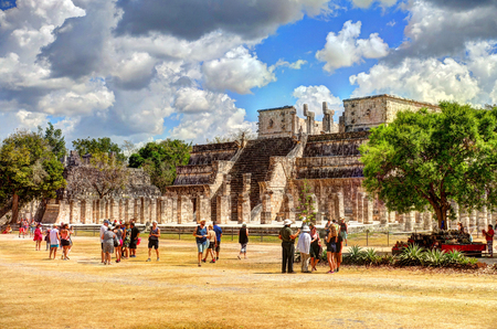 Chichen Itza Mayan site, Mexicoのeditorial素材