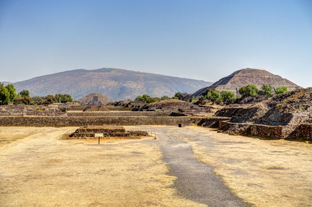 Teotihuacan archeological site, Mexicoの写真素材