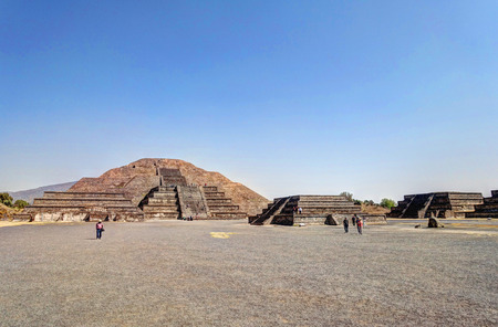 Teotihuacan archeological site, Mexicoの写真素材