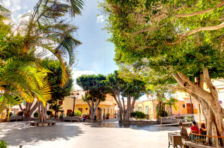 Aguimes, Grand Canary Island, HDR Imageの写真素材