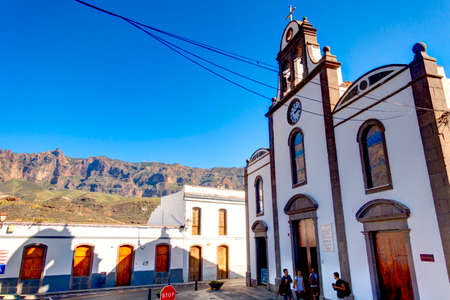 Tejeda and the Grand Canary Island highlands, HDR Imageの写真素材