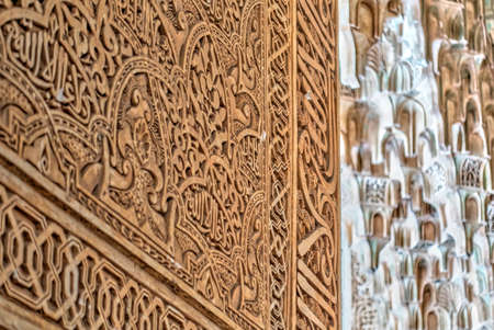 Granada, Spain - Alhambra palace, HDR Imageのeditorial素材