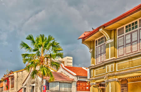 Georgetown, Malaysia : April 2019 : Historical colonial center of Penang, HDR Imageのeditorial素材