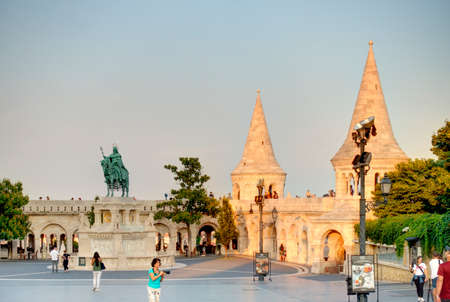 Budapest, Hungary - December 2020 : Historical center in sunny weather, HDR Imageのeditorial素材