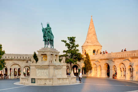 Budapest, Hungary - December 2020 : Historical center in sunny weather, HDR Imageのeditorial素材