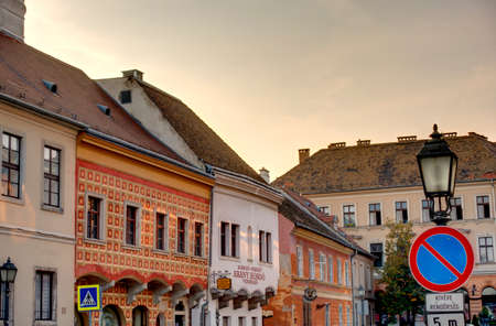 Budapest, Hungary - December 2020 : Historical center in sunny weather, HDR Imageのeditorial素材