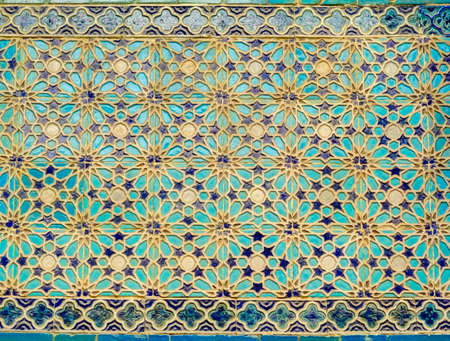 Samarkand, Uzbekistan - October 2020 : Shah I Zinda in sunny weather, HDR Imageのeditorial素材