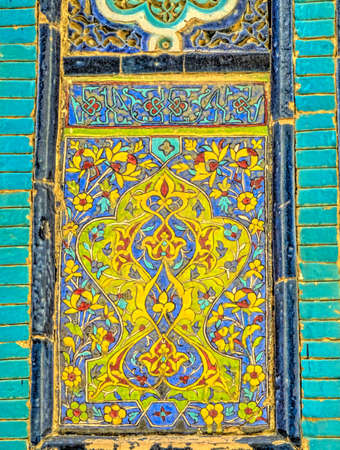 Samarkand, Uzbekistan - October 2020 : Shah I Zinda in sunny weather, HDR Imageのeditorial素材