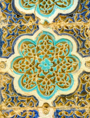 Samarkand, Uzbekistan - October 2020 : Shah I Zinda in sunny weather, HDR Image