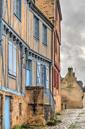 Le Mans, France - December 2020 : Historical center in cloudy weatherのeditorial素材